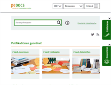 Tablet Screenshot of pedocs.de